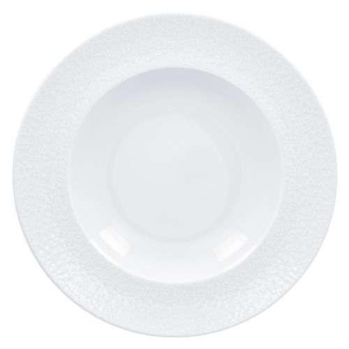Assiette creuse irrégulier blanc porcelaine Ø 27,7 cm Charm Rak