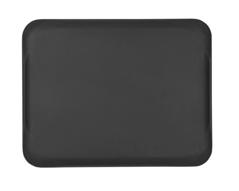 Plateau polyester noir 53x32,5 cm Poly Str Profil Mat 2 Platex