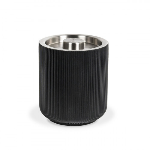 Seau à glace noir Ø 14,6 cm 17,9 cm Casablanca Foh