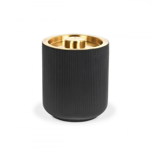 Seau à glace noir Ø 14,6 cm 17,9 cm Casablanca Foh