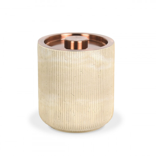 Seau à glace beige Ø 14,6 cm 17,9 cm Casablanca Foh