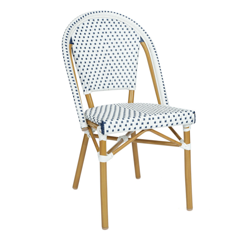 Chaise bleu marine 88x48x55 cm Frejus Flexmob