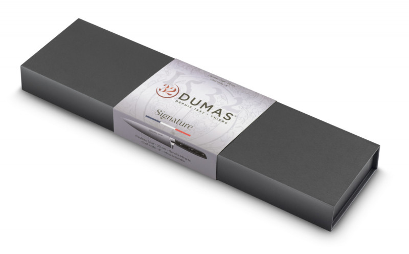 Couteau chef 15 cm inox plastique unie Signature Micarta 32 Dumas