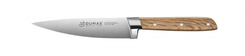 Couteau chef 15 cm inox bois unie Signature Chene Vert 32 Dumas