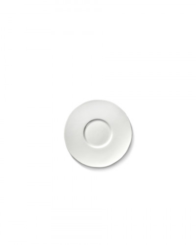 Sous tasse à expresso rond blanc porcelaine Ø 10,3 cm Silhouette Serax