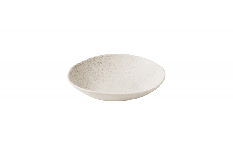 Assiette creuse rond barley white porcelaine vitrifiée Ø 22 cm 22 cm Stonecast Natural Churchill