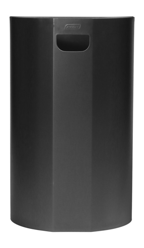 Collecteur mural demi-lune acier 40 L gris anthracite Probbax
