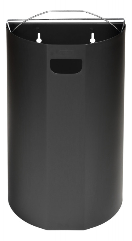 Collecteur mural demi-lune acier 40 L gris anthracite Probbax