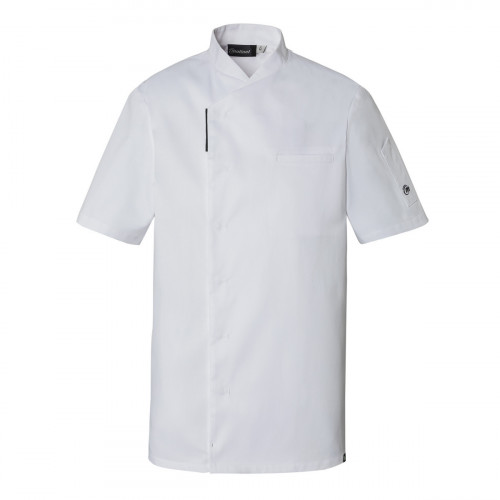 Veste de cuisine manches courtes blanc T0 Reko Molinel