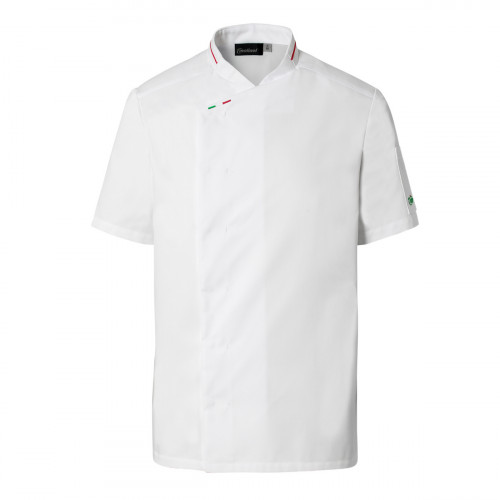 Veste de cuisine manches courtes blanc T4 Pesto Molinel