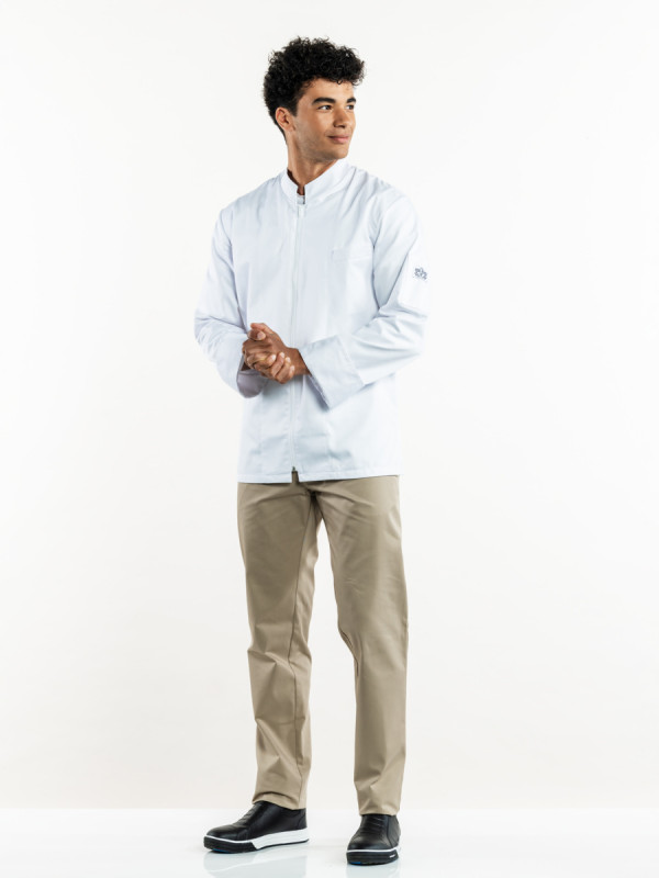 Pantalon de cuisine beige 58 Sabbia Chaud Devant