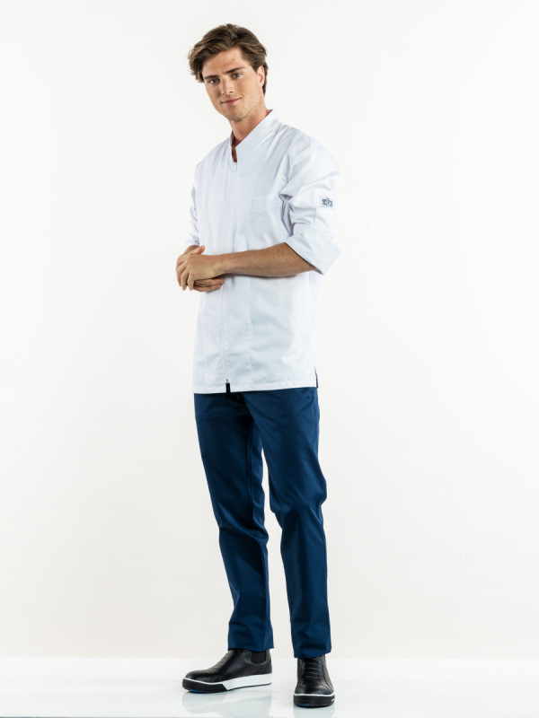 Pantalon de cuisine bleu marine 38 Marino Chaud Devant