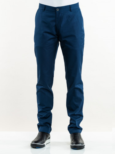 Pantalon de cuisine bleu marine 46 Marino Chaud Devant