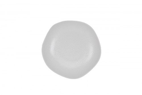 Assiette creuse organique Speckle porcelaine vitrifiée Ø 21 cm Between Rak