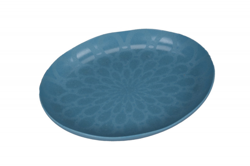 Plat organique Water porcelaine vitrifiée Ø 30 cm Between Colored Rak