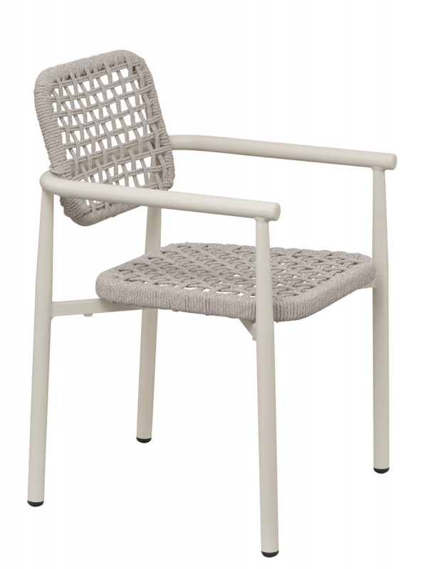 Fauteuil d'extérieur sable 83x56x59,5 cm Syracuse Flexmob