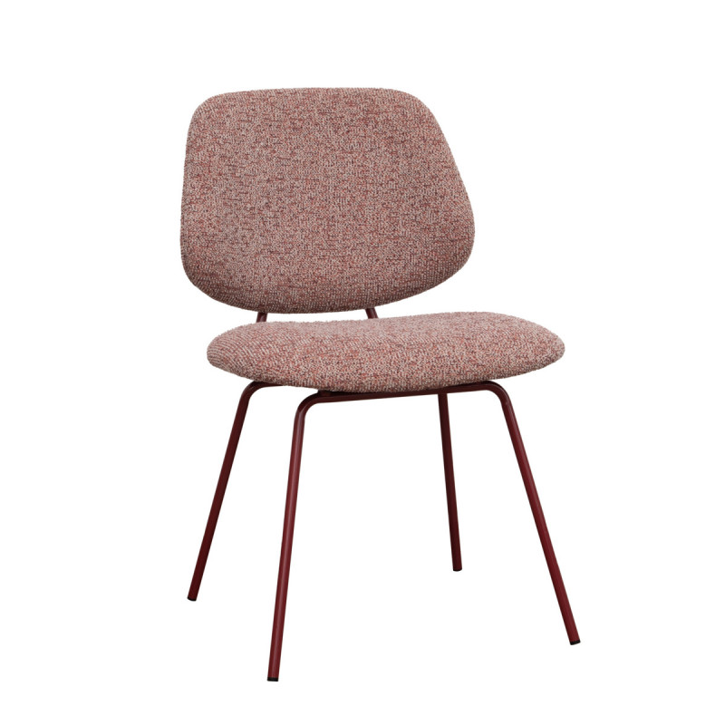 Chaise bordeaux 80x50x58,2 cm Franck Flexmob