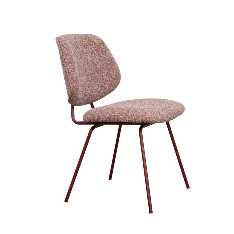Chaise bordeaux 80x50x58,2 cm Franck Flexmob
