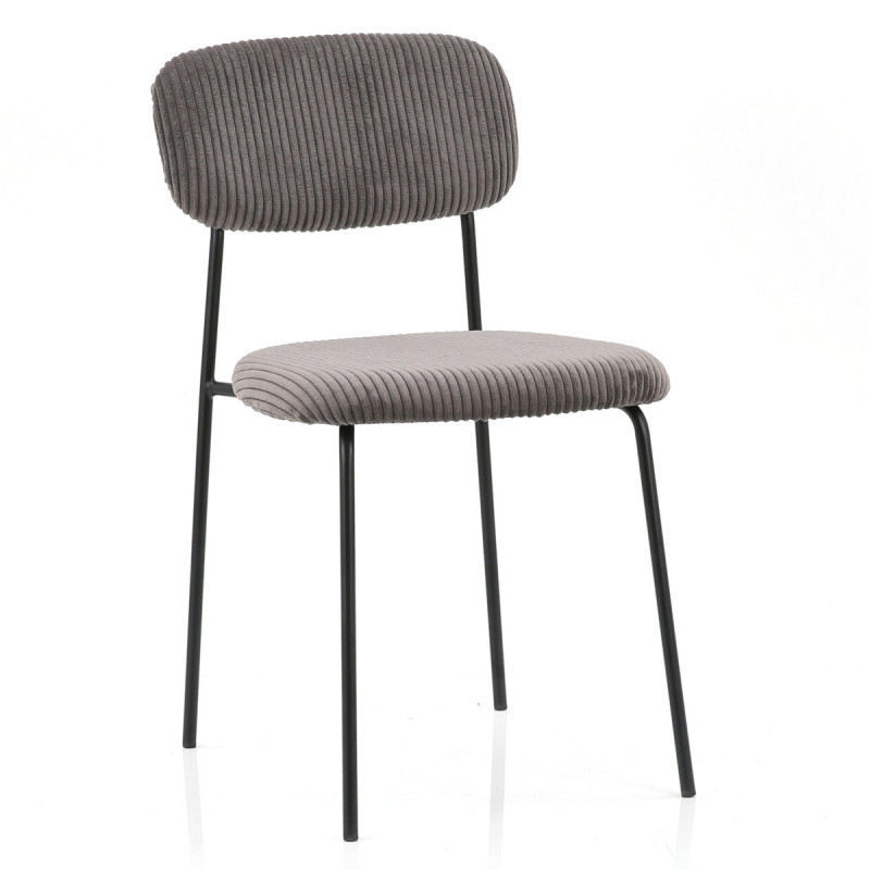 Chaise gris 81,6x44,5x54,2 cm Manu Flexmob