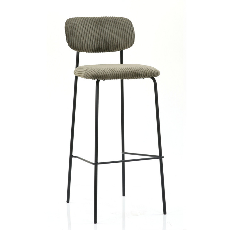 Tabouret de bar vert olive 103x42,2x45 cm Paul Flexmob