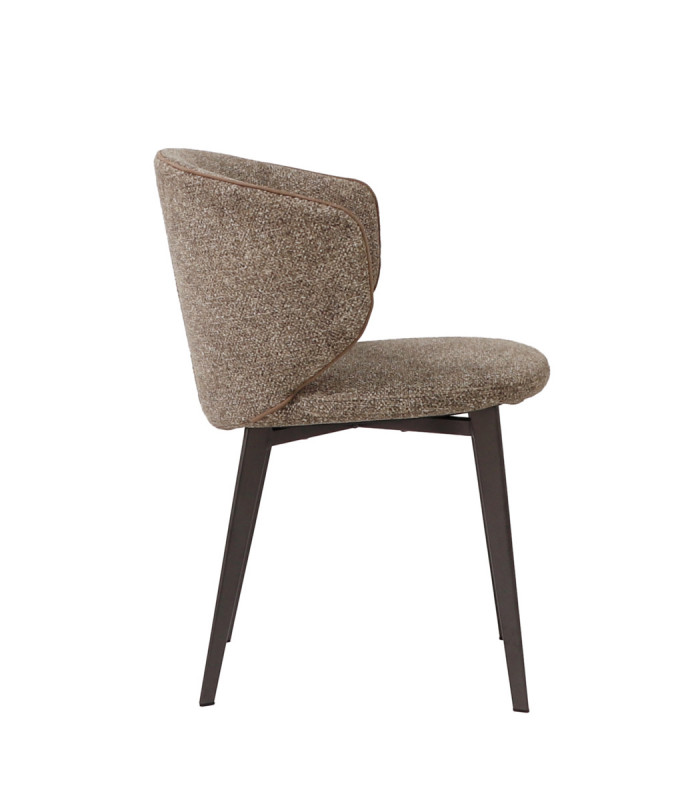 Chaise taupe 75x58x56 cm Maxime Flexmob