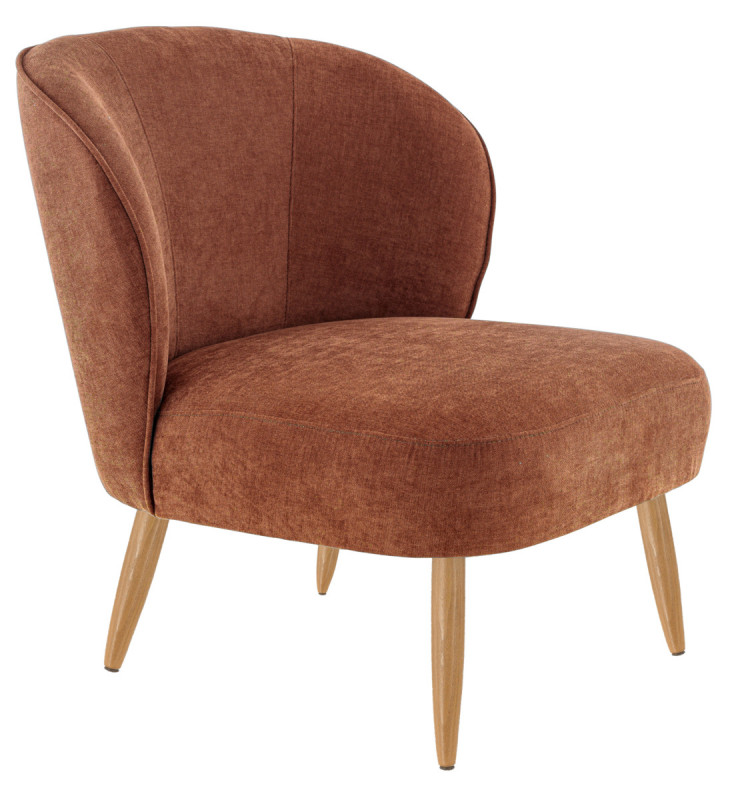 Assise de fauteuil terracotta 52x70x72 cm Clothilde Flexmob
