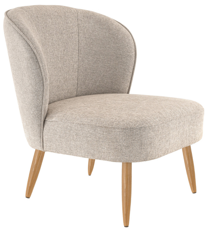 Assise de fauteuil greige 52x70x72 cm Eugenie Flexmob