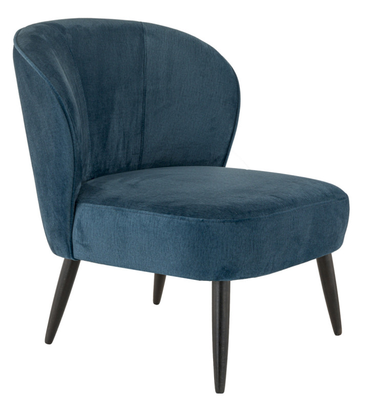 Assise de fauteuil bleu pétrole 52x70x72 cm Matisse Flexmob
