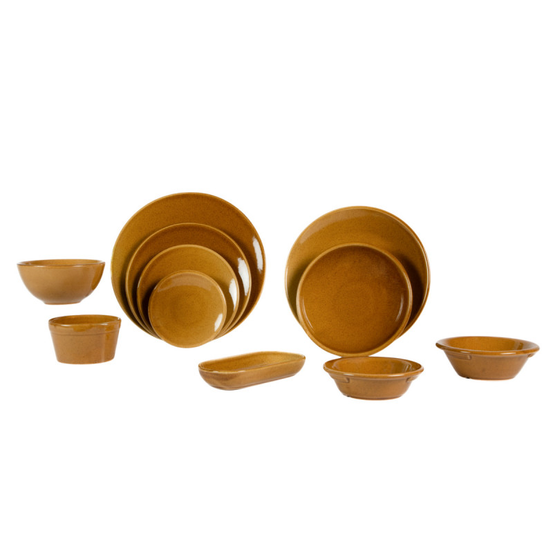 Compotier caramel grès renforcé Ø 14 cm Twist Essentials Collection